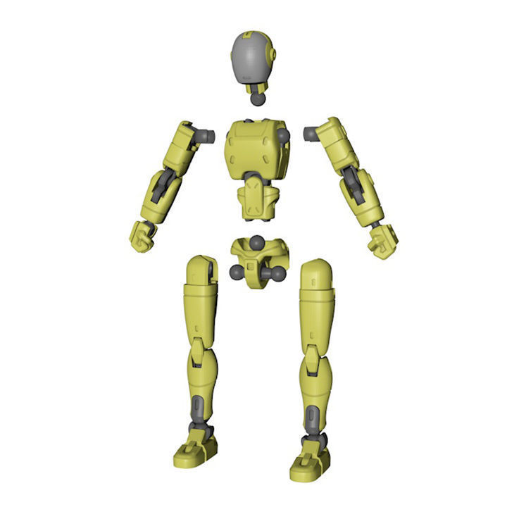 Macho-13 - Articulated Action Figure Poseable Mannequin 3D print model_5