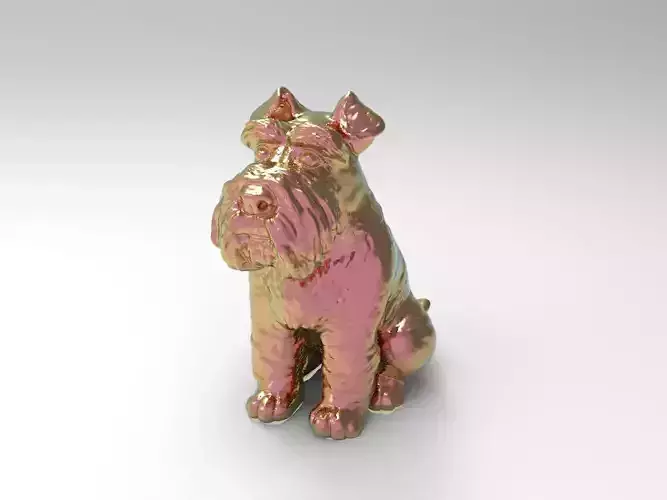 Gold Dog Free 3D print model