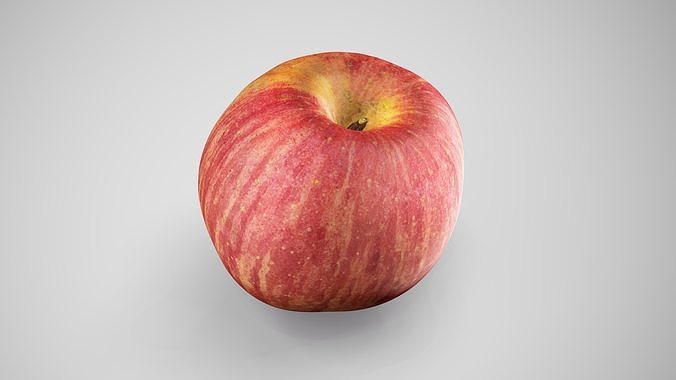 Apple Red Jazz - Photorealistic Scan Low-poly 3D model 3