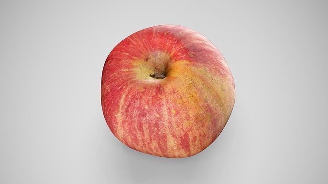 Apple Red Jazz - Photorealistic Scan Low-poly 3D model 2
