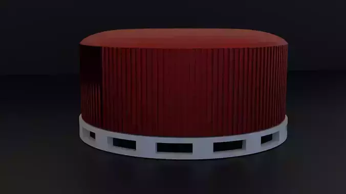 Bottle cap 3d model Low-poly 3D model