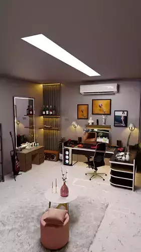 Indoor room 3D model