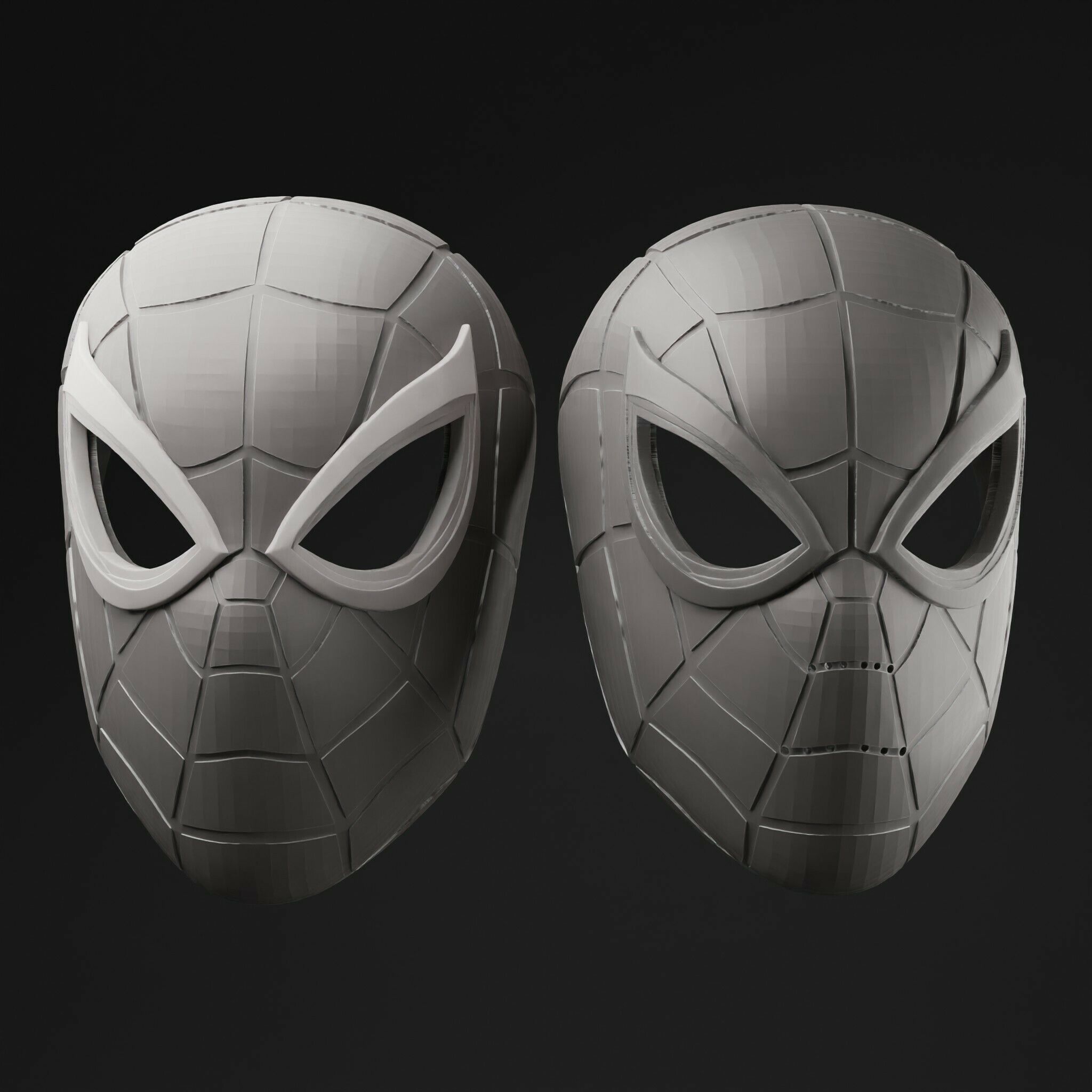 SPIDERMAN MASK - MARVEL 3D print model_2
