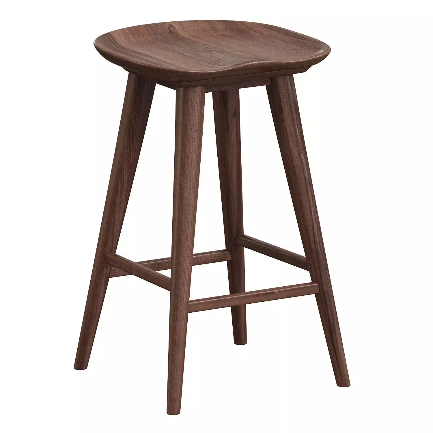 Walnut Grove Counter Stool 3D model_0