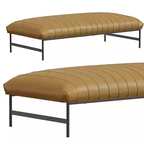 Antwerp Leather Bench