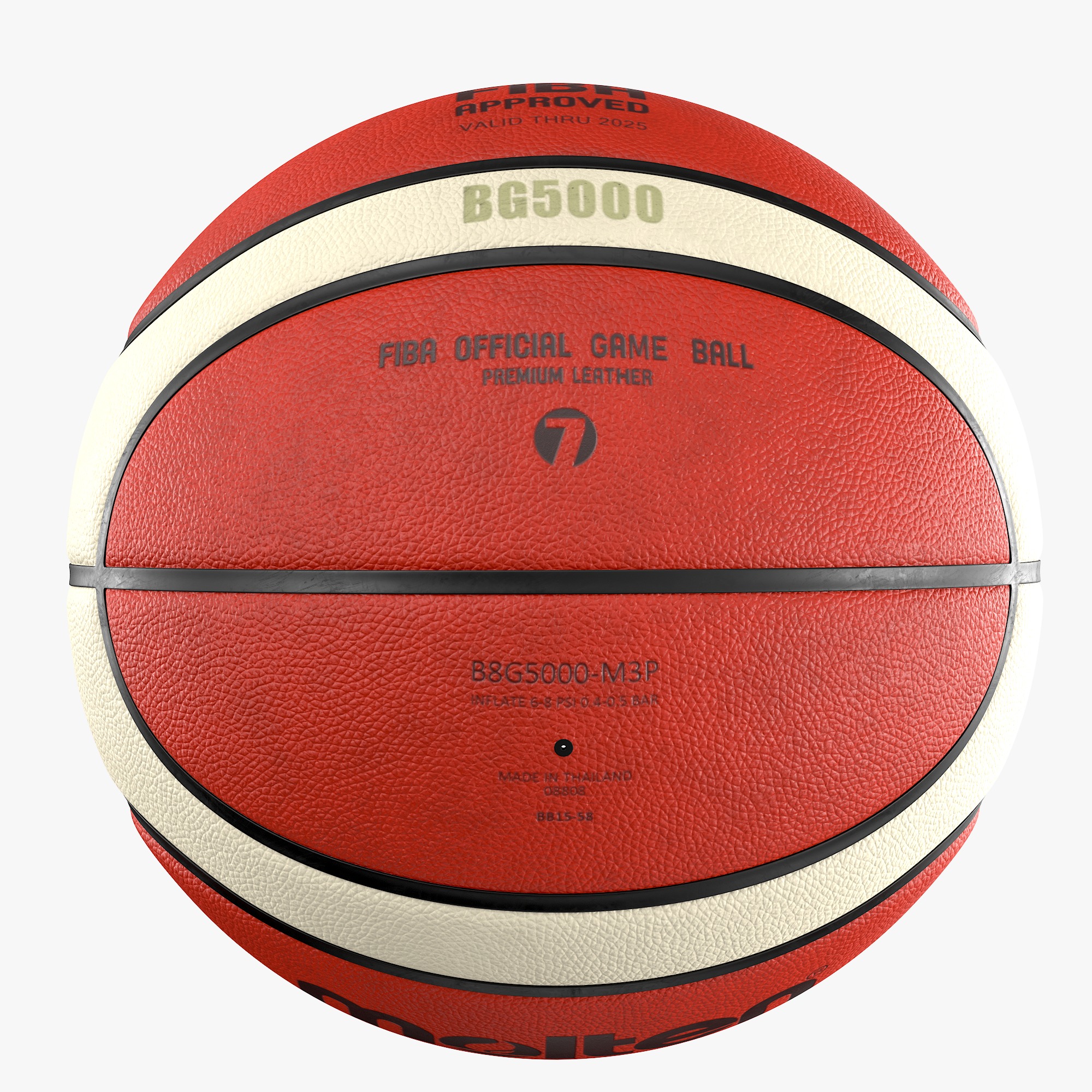 Molten basketball ball 3D model_7