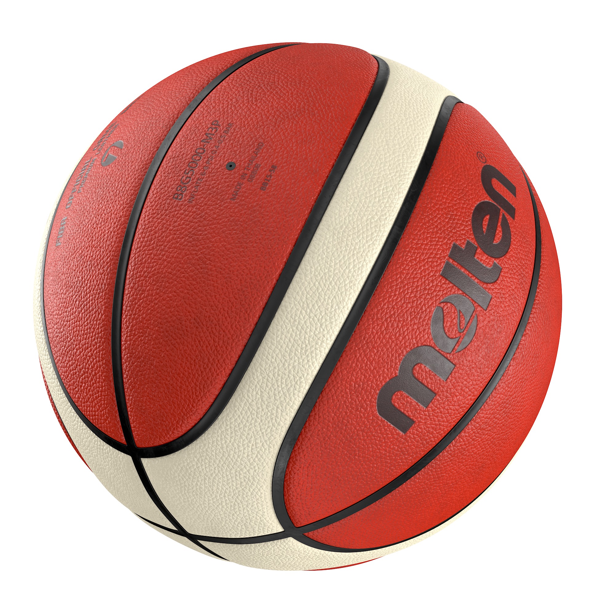 Molten basketball ball 3D model_34