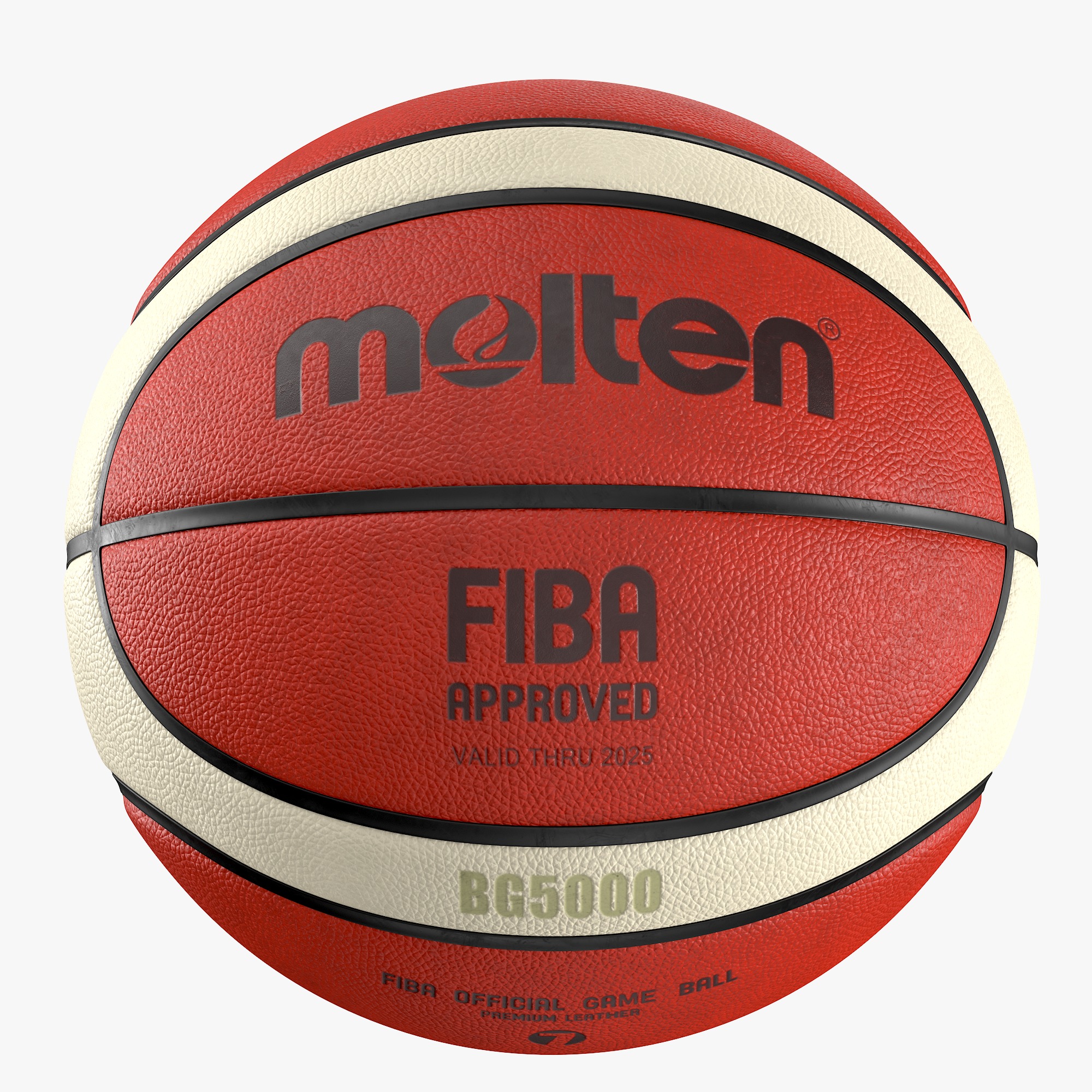 Molten basketball ball 3D model_2
