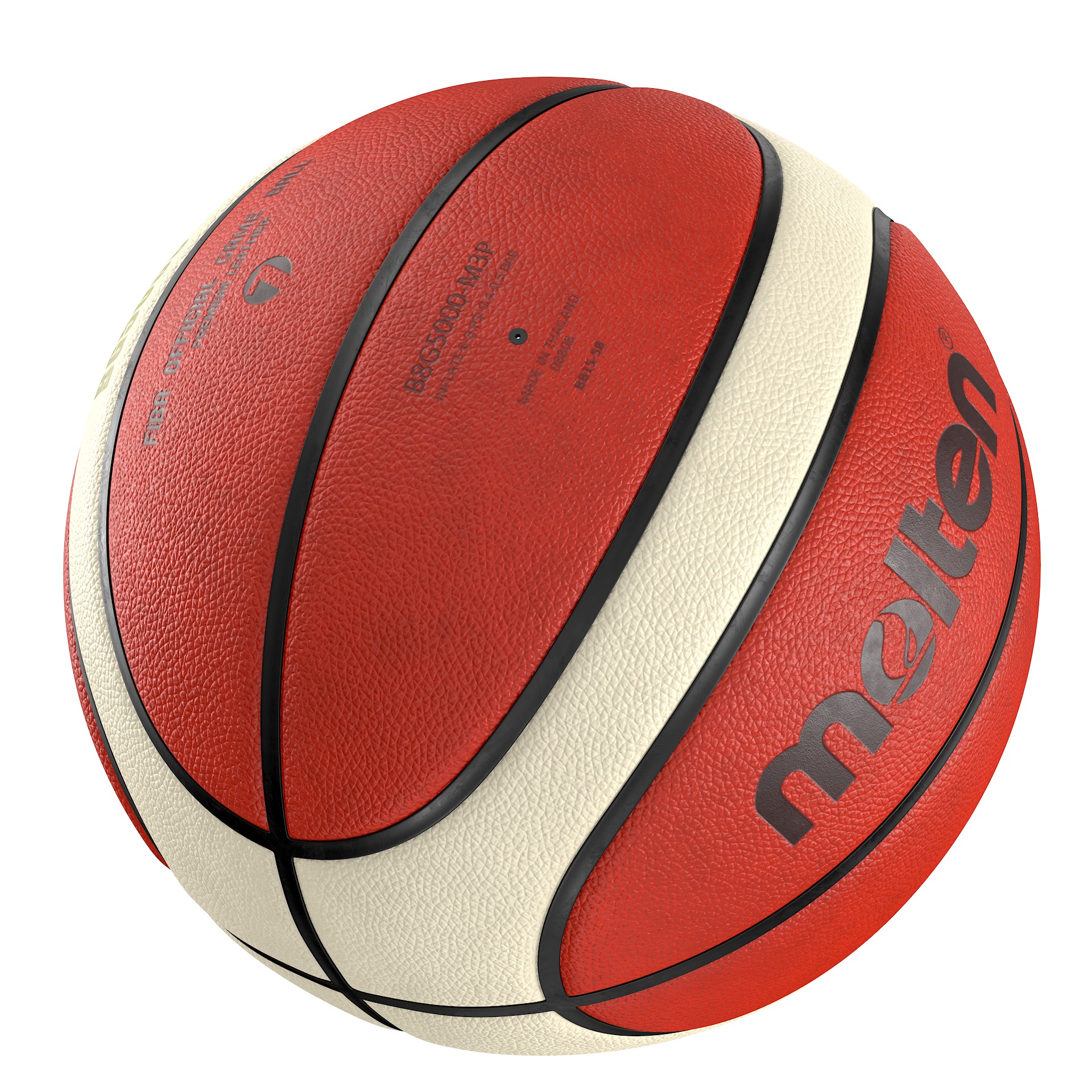 Molten basketball ball 3D model_35