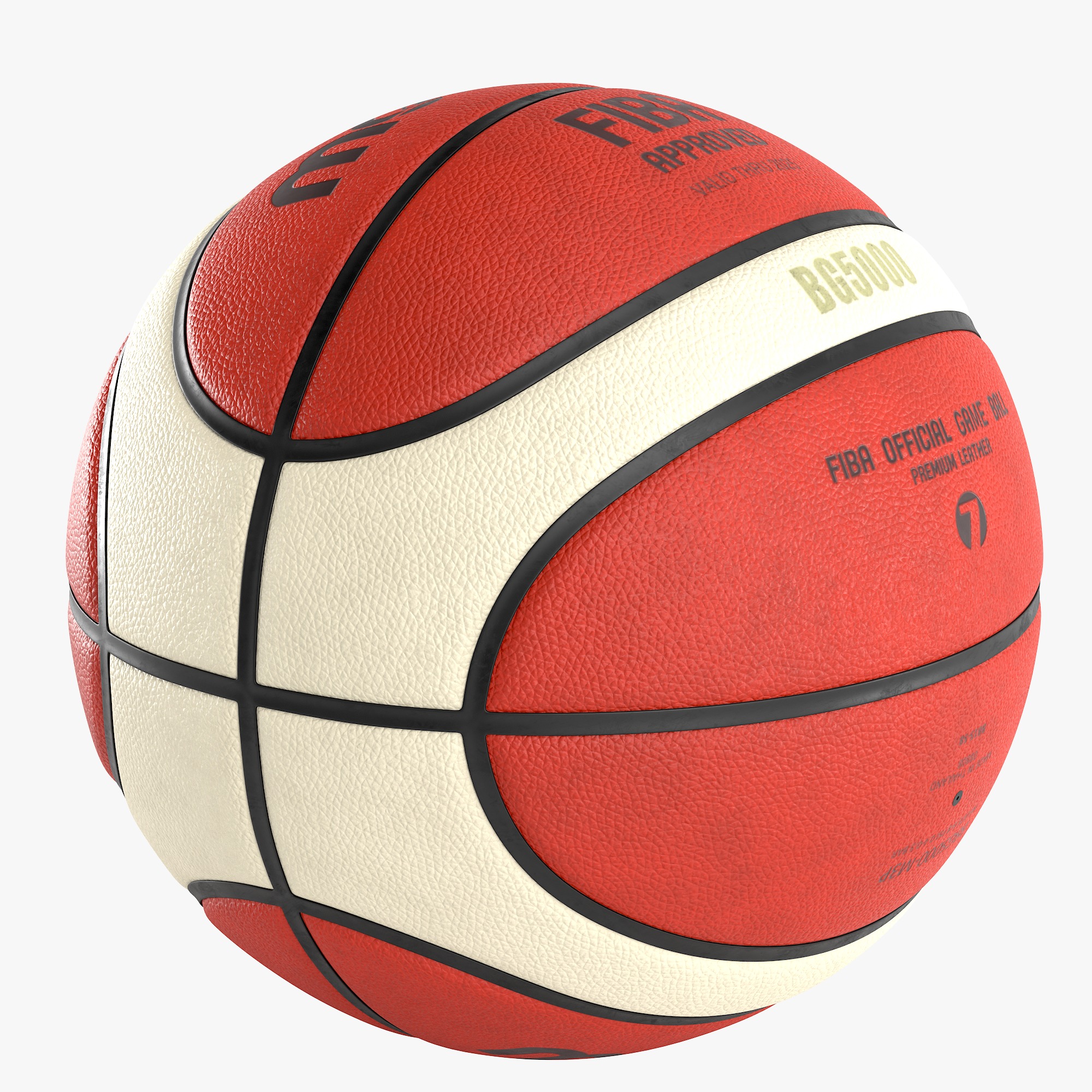 Molten basketball ball 3D model_1