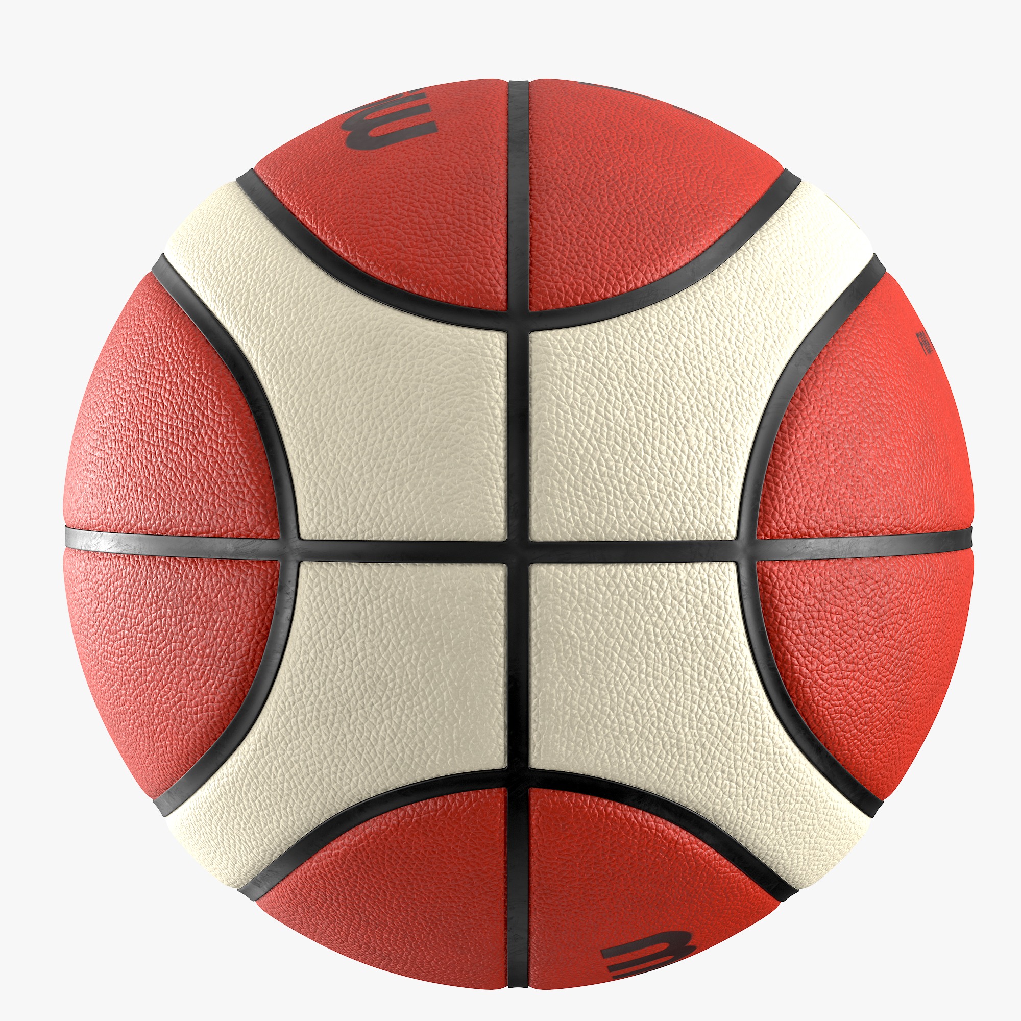Molten basketball ball 3D model_4