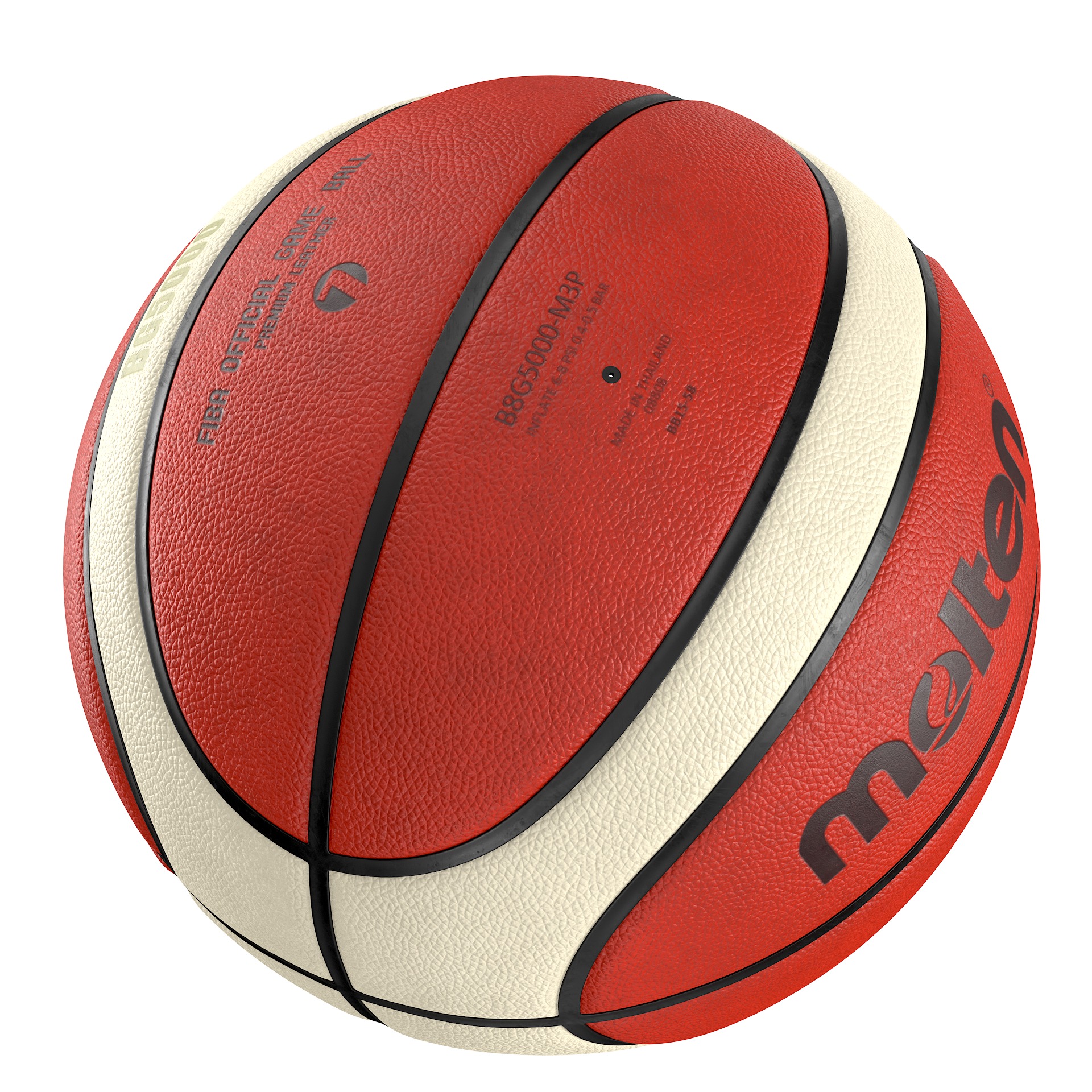 Molten basketball ball 3D model_36
