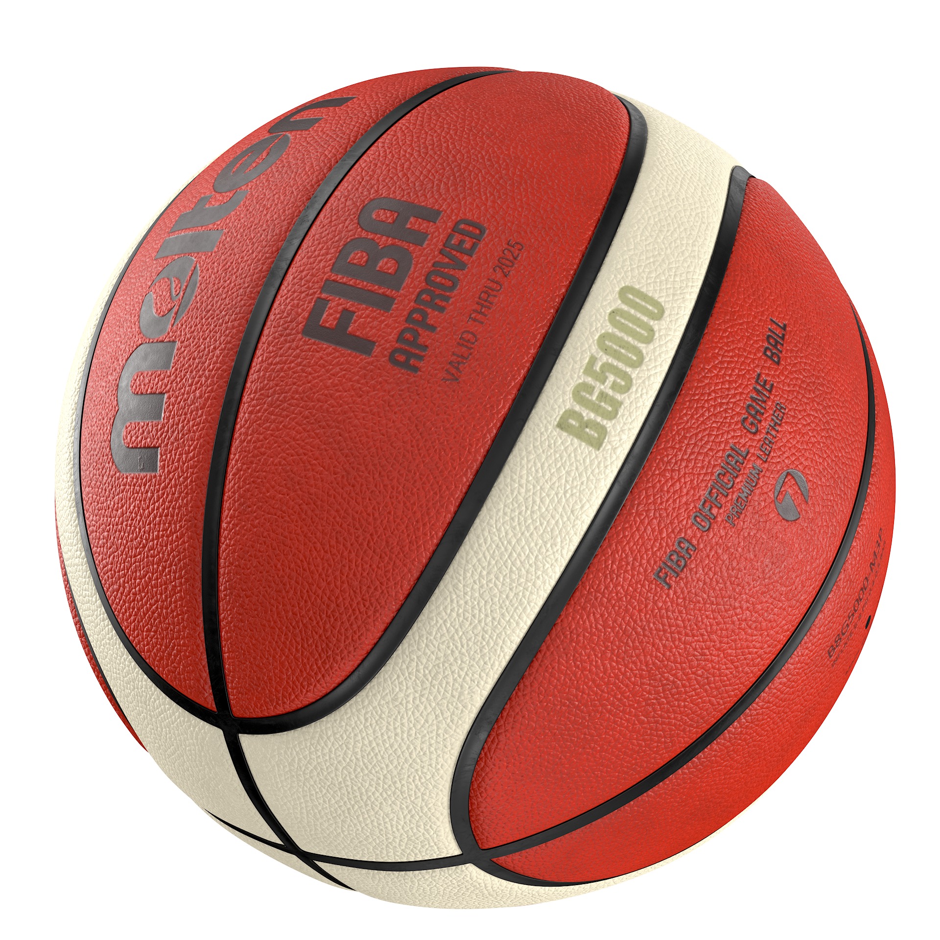 Molten basketball ball 3D model_43