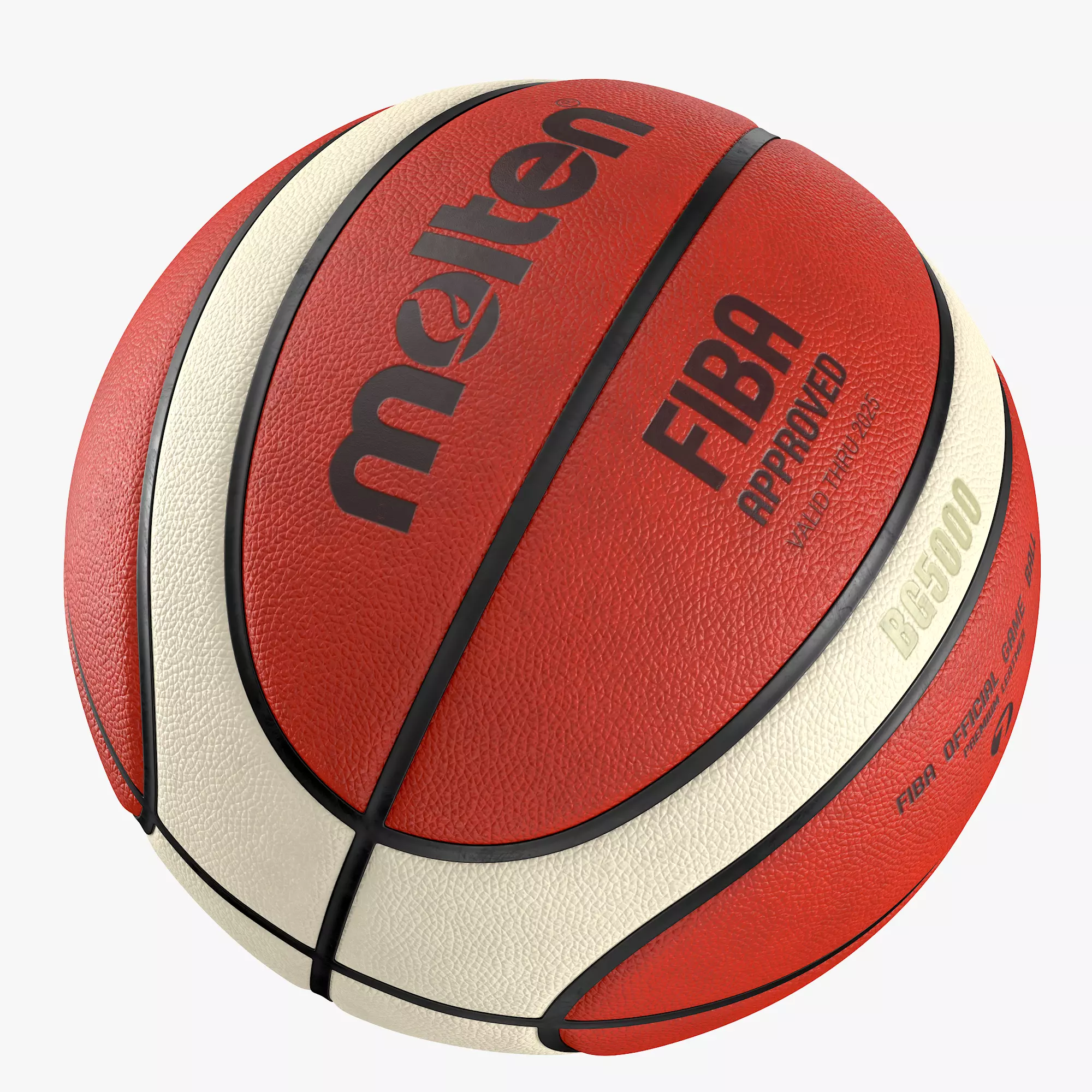Molten basketball ball 3D model_0