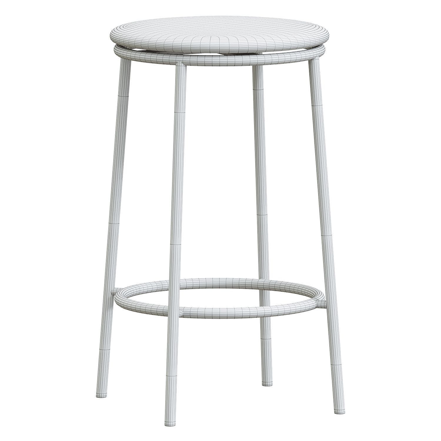 Circa Counter Stool 3D model_3