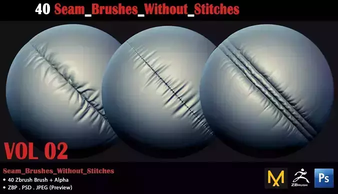 40 Seam-Brushes-Without-Stitches