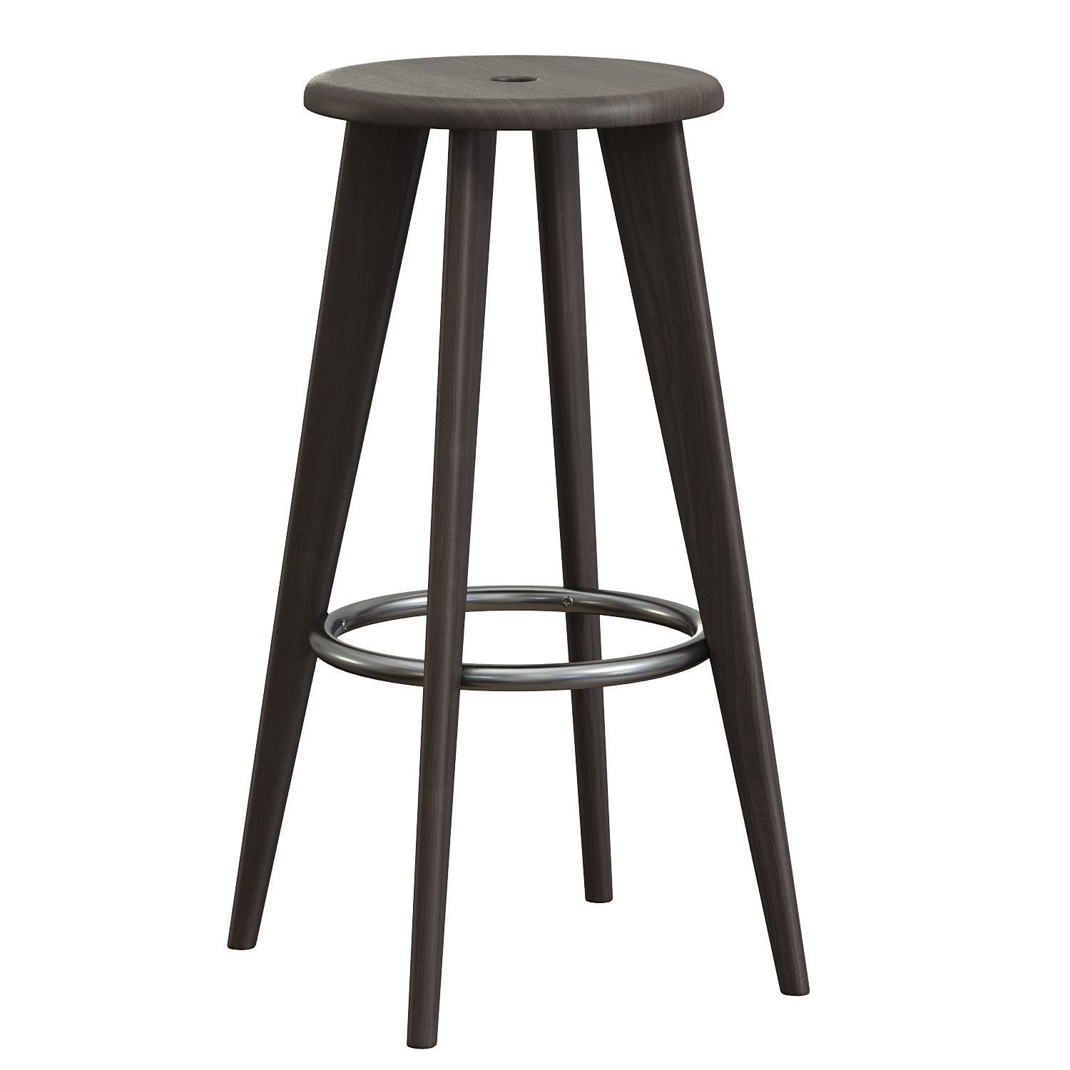 Tabouret Haut Bar Stool 3D model_1