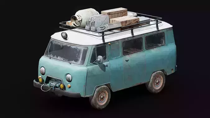 Off-Road Soviet Van