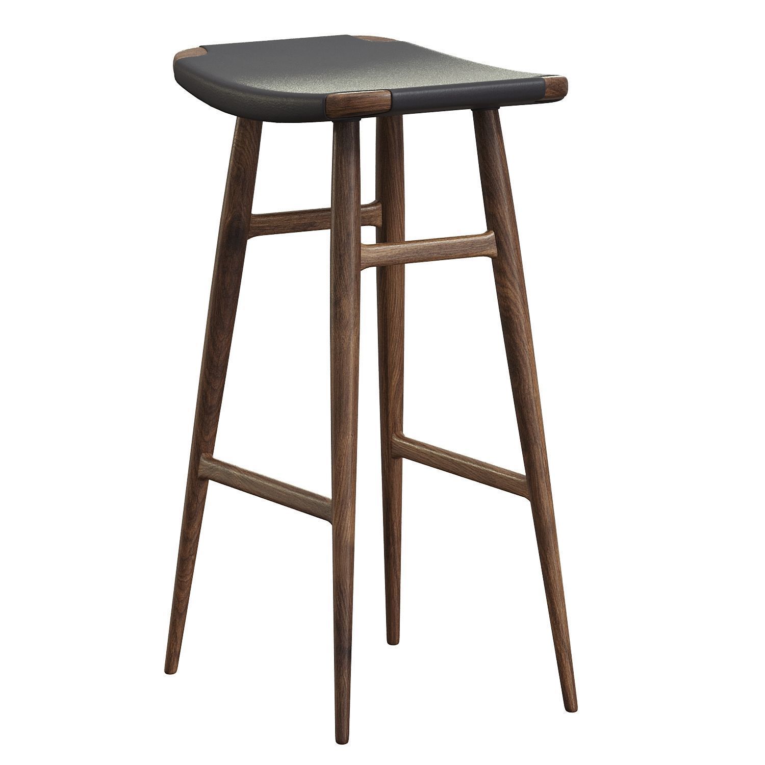 Freja Bar Stool 3D model_1