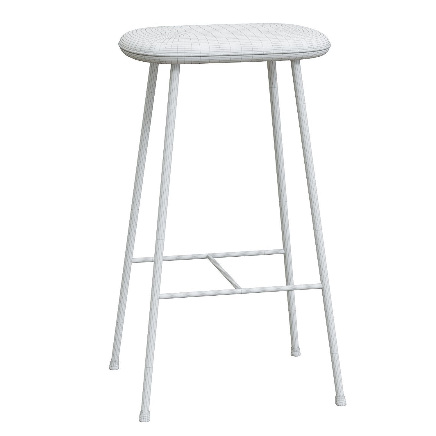 Spine Stool 3D model_3