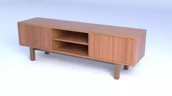 STOCKHOLM TV bench Ikea 3D model