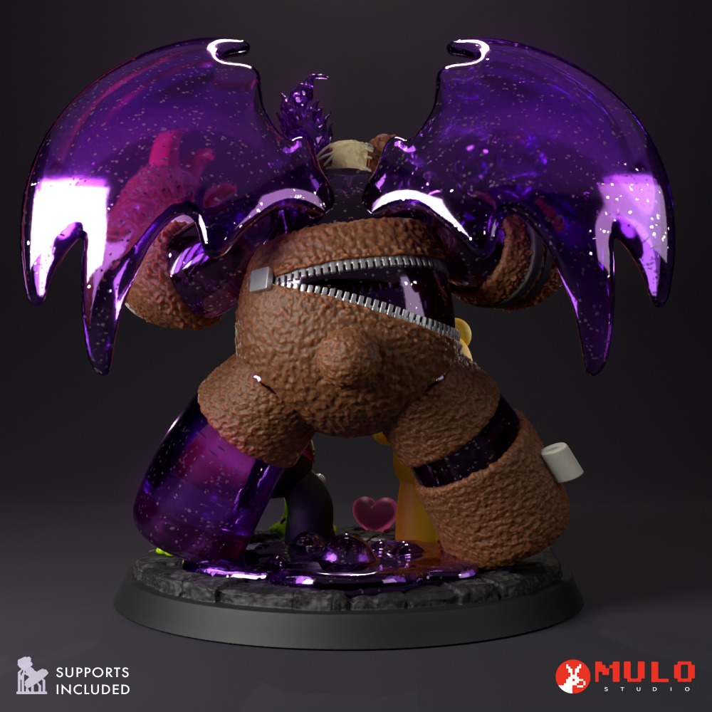 TrioBear - Monzaemon Warumonzaemon Shinmonzaemon 3D print model_5