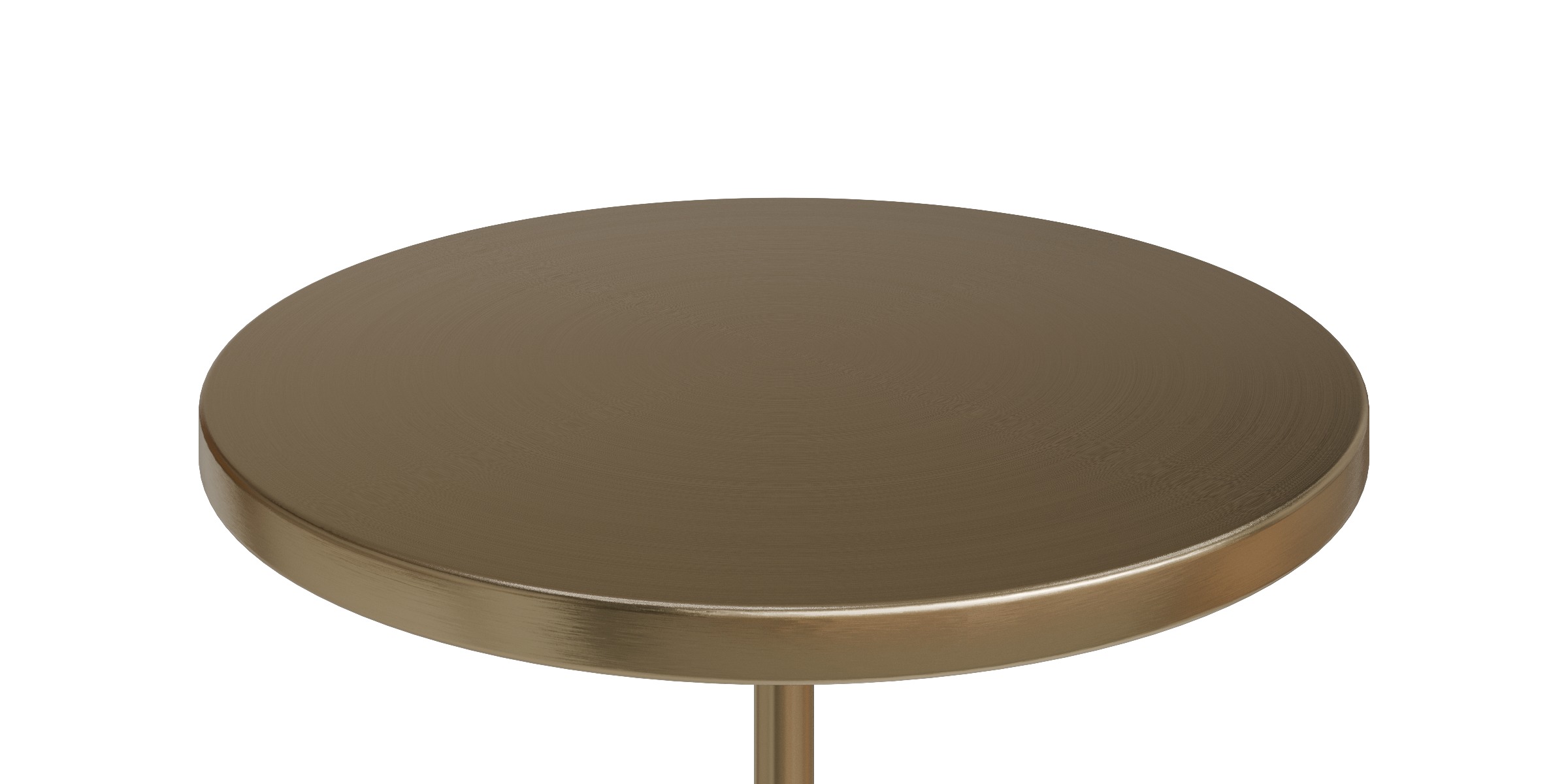 Narro Brass Side Table Low-poly 3D model_8