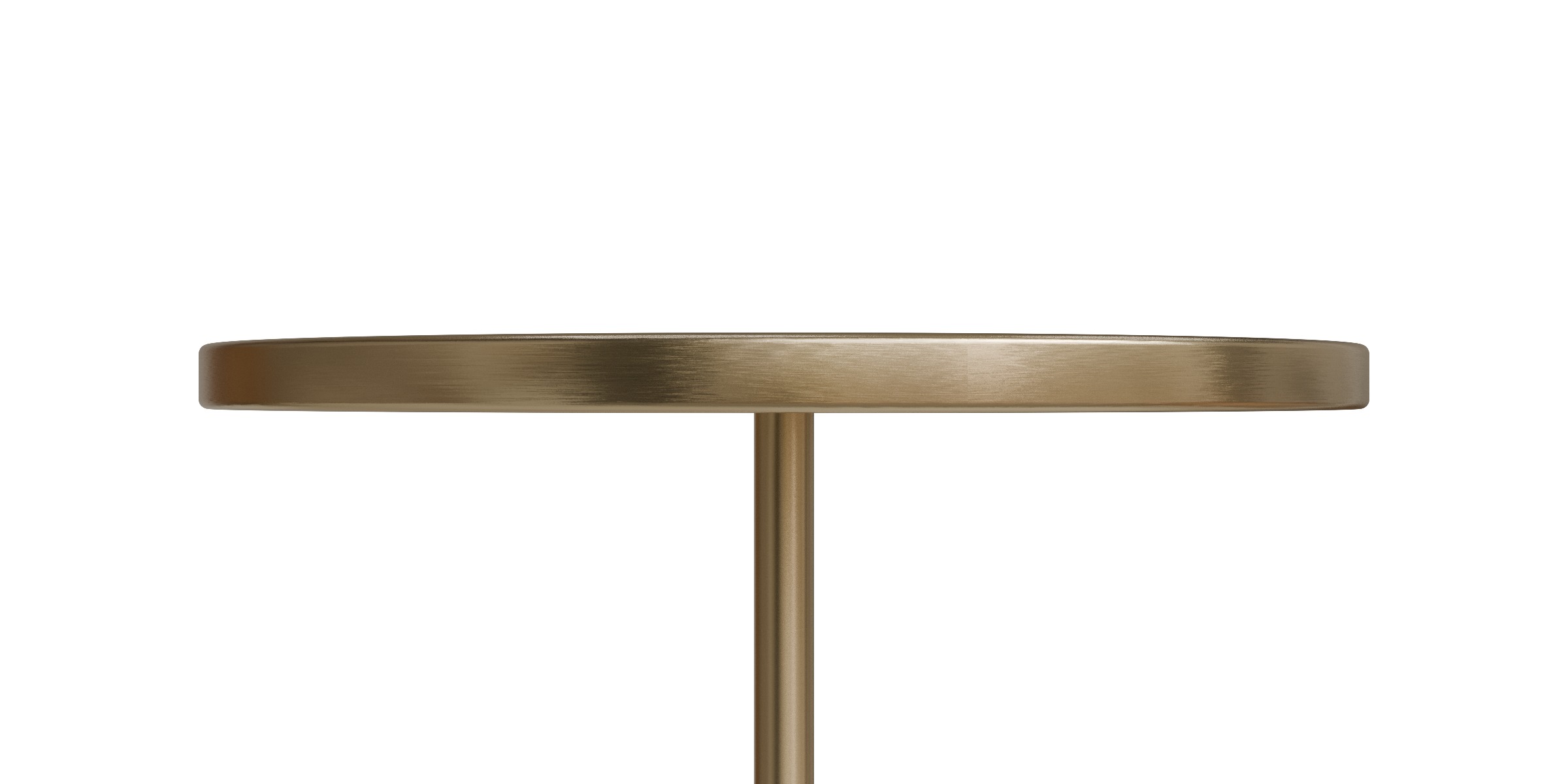 Narro Brass Side Table Low-poly 3D model_4