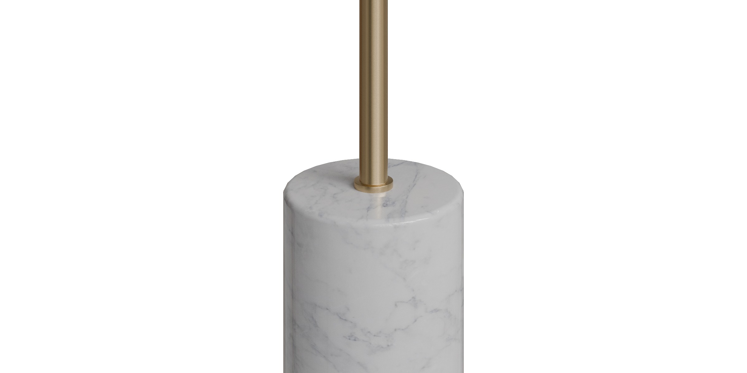 Narro Brass Side Table Low-poly 3D model_7