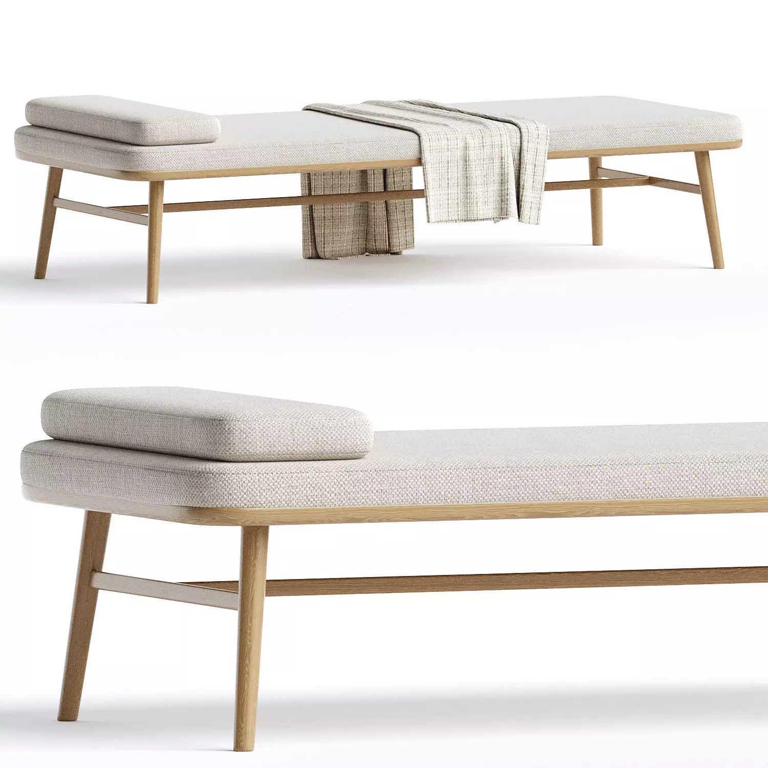 Flor Daybed 3D model_0
