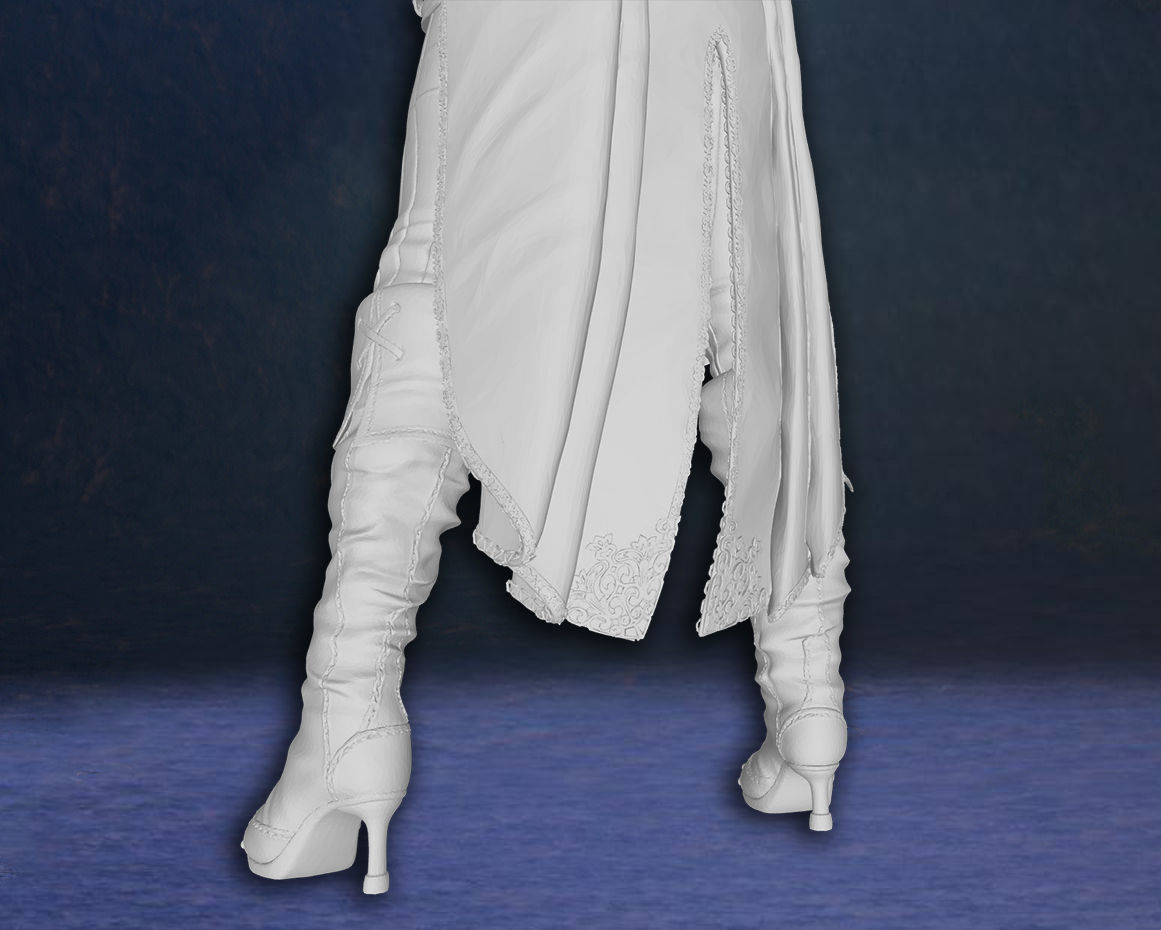 Elizabeth Swann Keira Knightley Pirates of the Caribbean model 3D print model_12