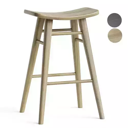 65cm Oliver Solid Timber Barstool