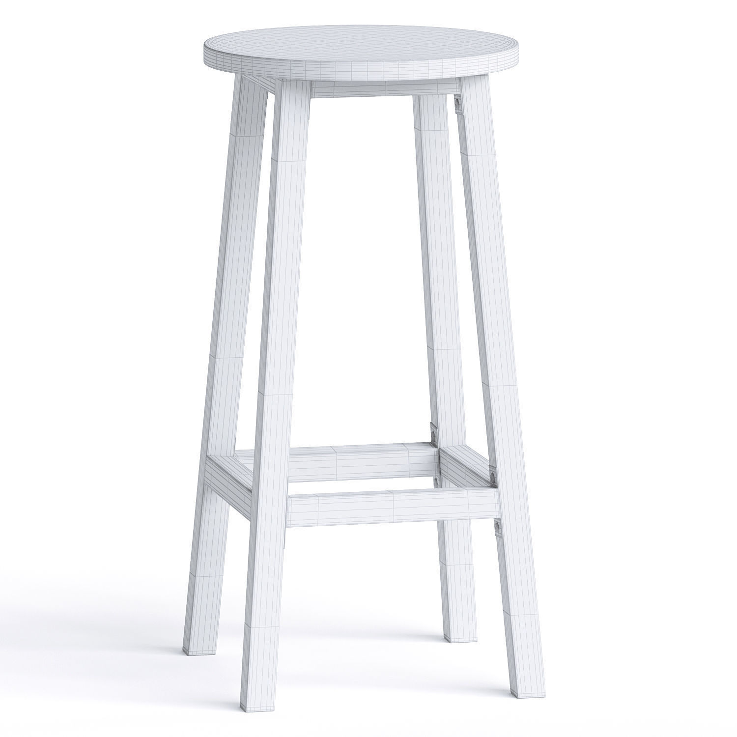 Stephengould Counter Stool 3D model_2