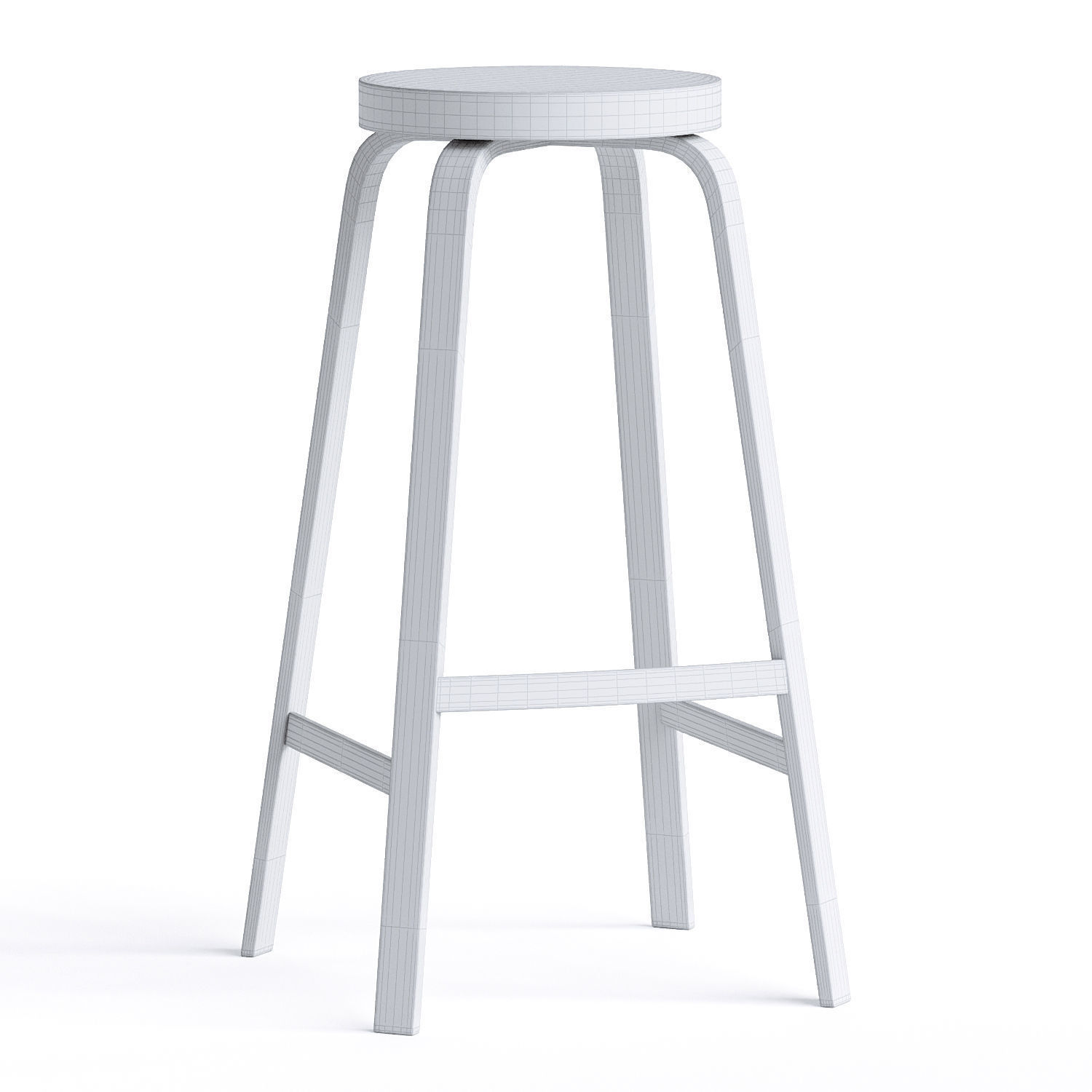 Marialuisa Counter Stool 3D model_2