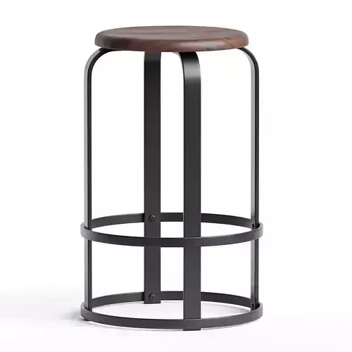 Solid Wood 26Inch Counter Stool