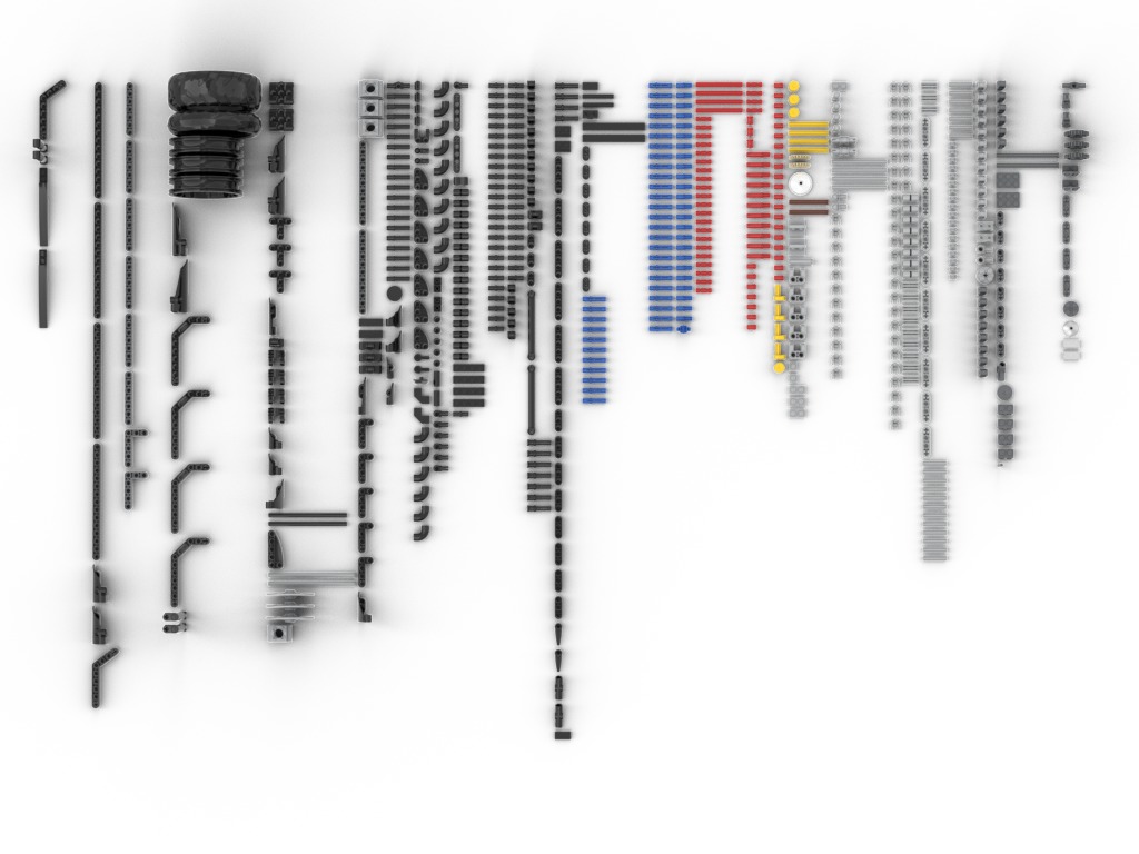 PixelBricks3D - LEGO The Batman Batcycle  3D print model_6