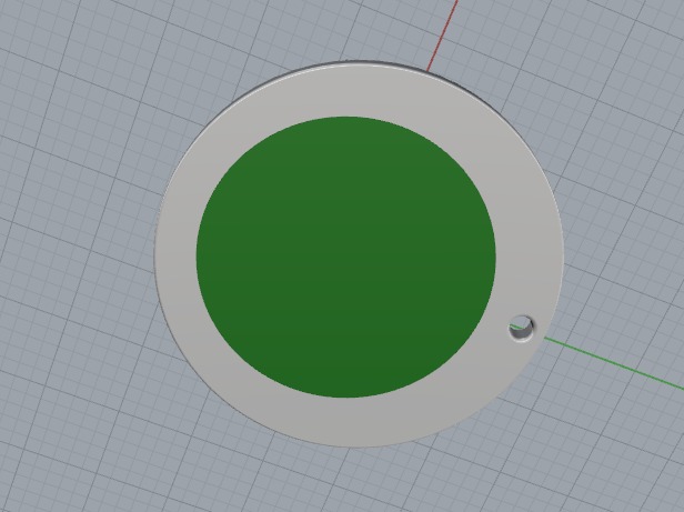 Pendant coin Model 6657 3D print model_3