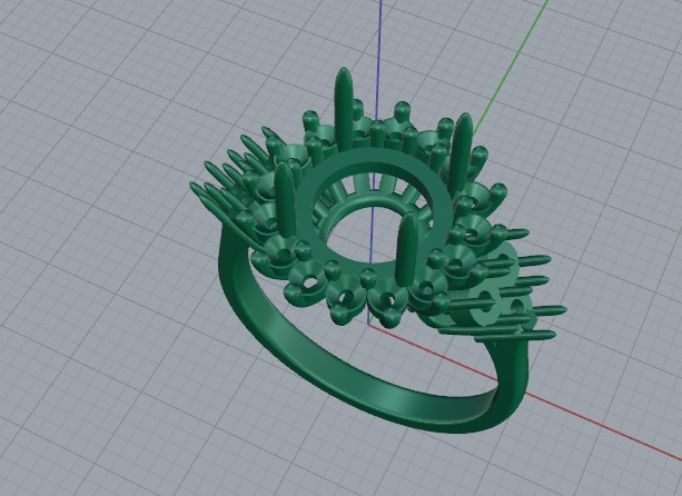 Ring Model 6649 3D print model_2
