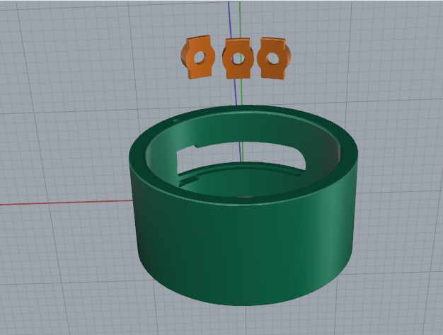 Ring of Messika Model 6639 3D print model_4