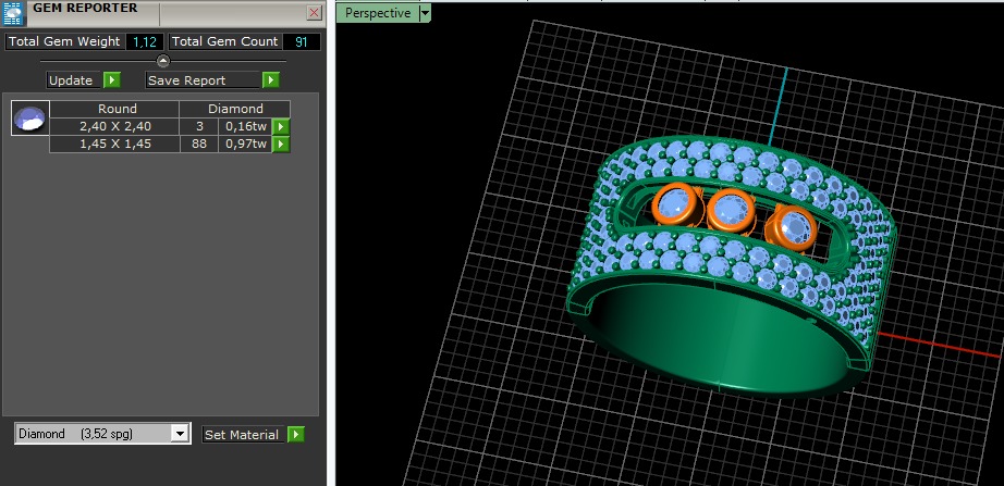 Ring of Messika Model 6639 3D print model_7