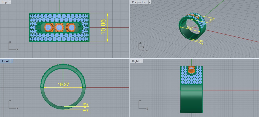 Ring of Messika Model 6639 3D print model_5