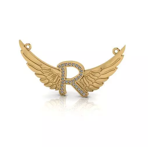 Pendant wings Model 6636 3D print model_0