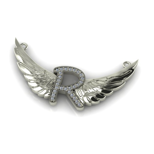 Pendant wings Model 6636 3D print model_1