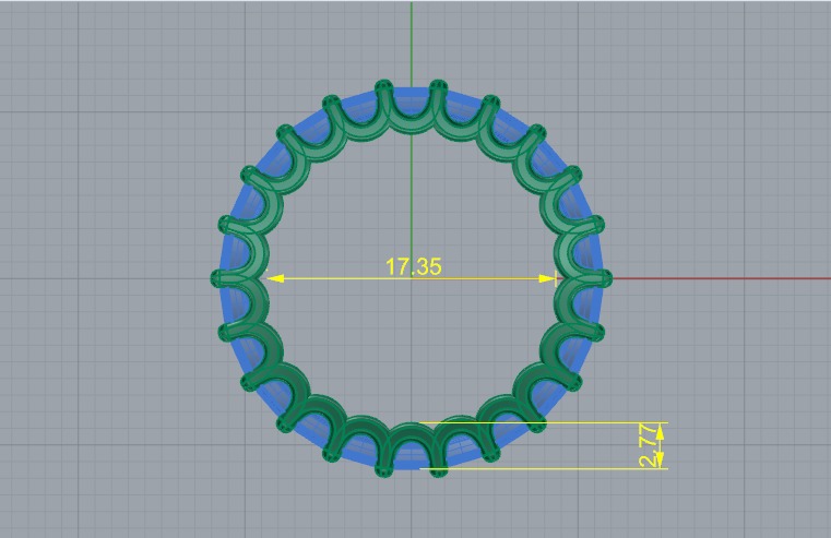 Ring emerald Model 6620 3D print model_5