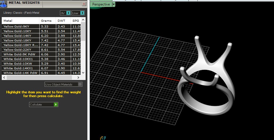 Ring emerald Model 6618 3D print model_6