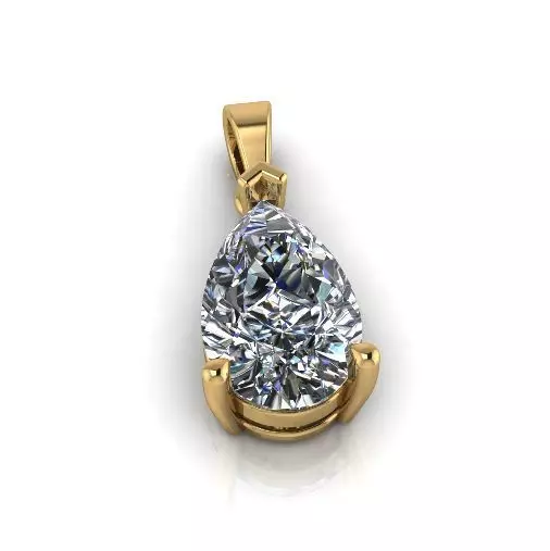 Pendant Pear Model 6613 3D print model_0