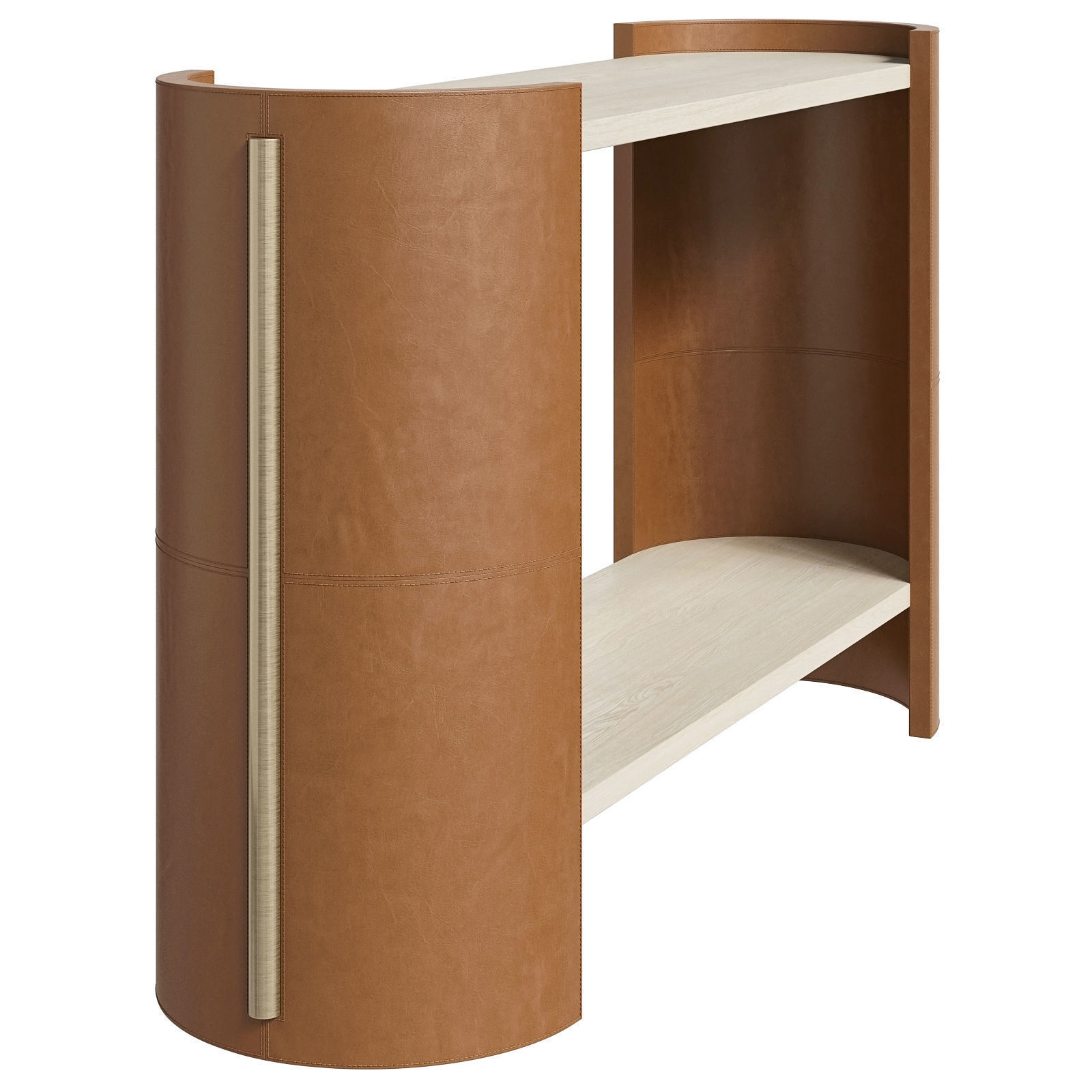 Arteriors console Warley 3D model_1