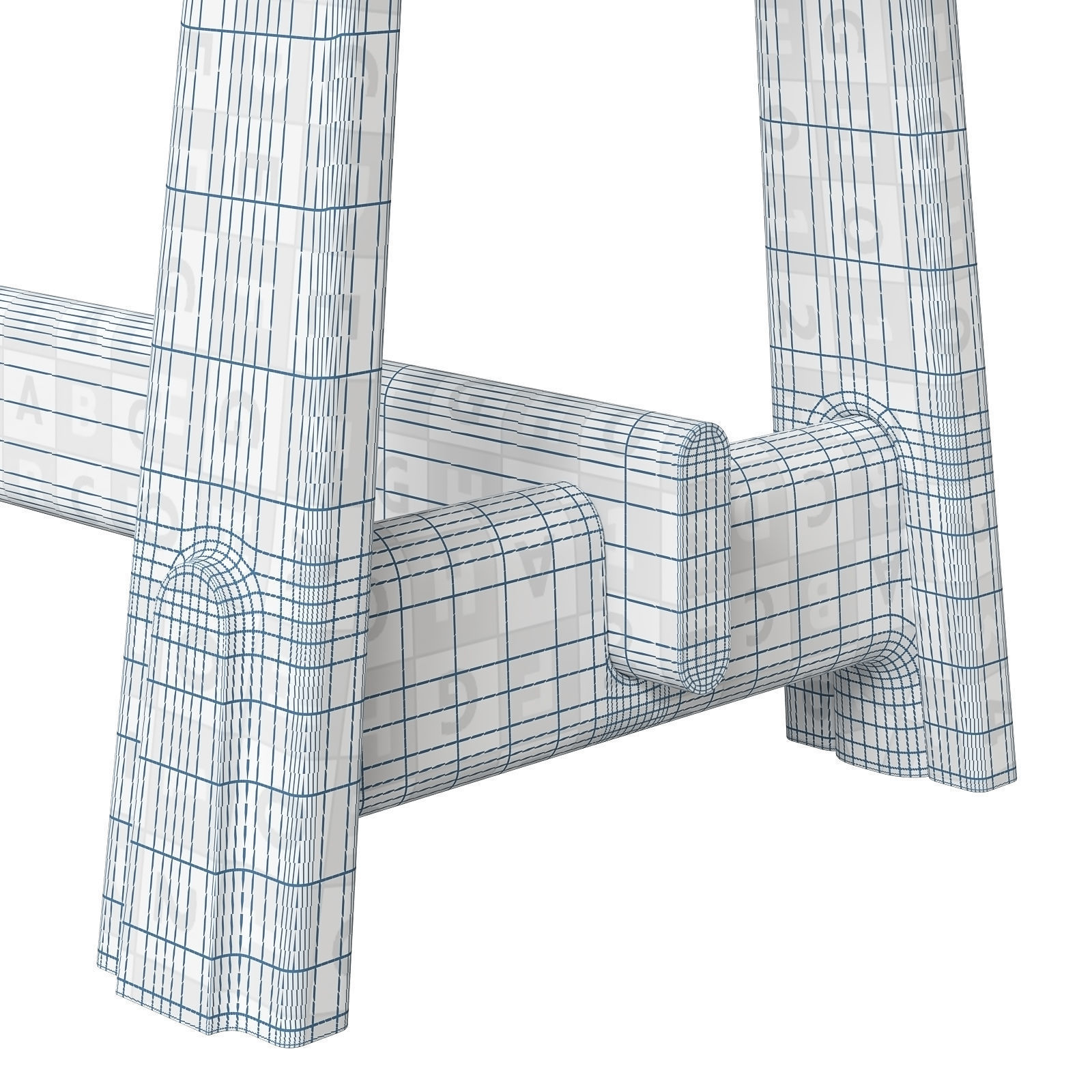 District Eight Odette console 3D model_7