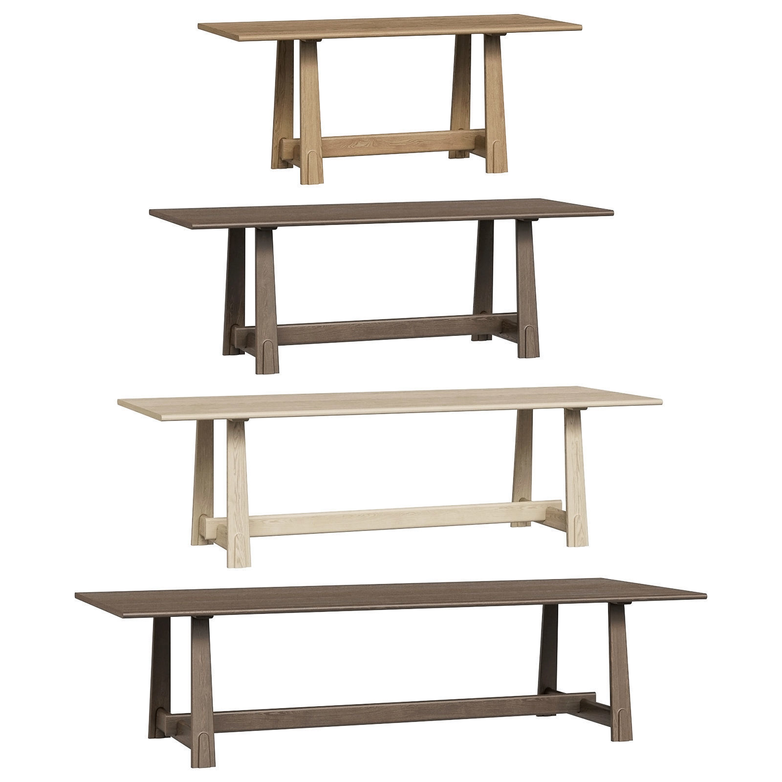 District Eight Dining Table Odette 3D model_1