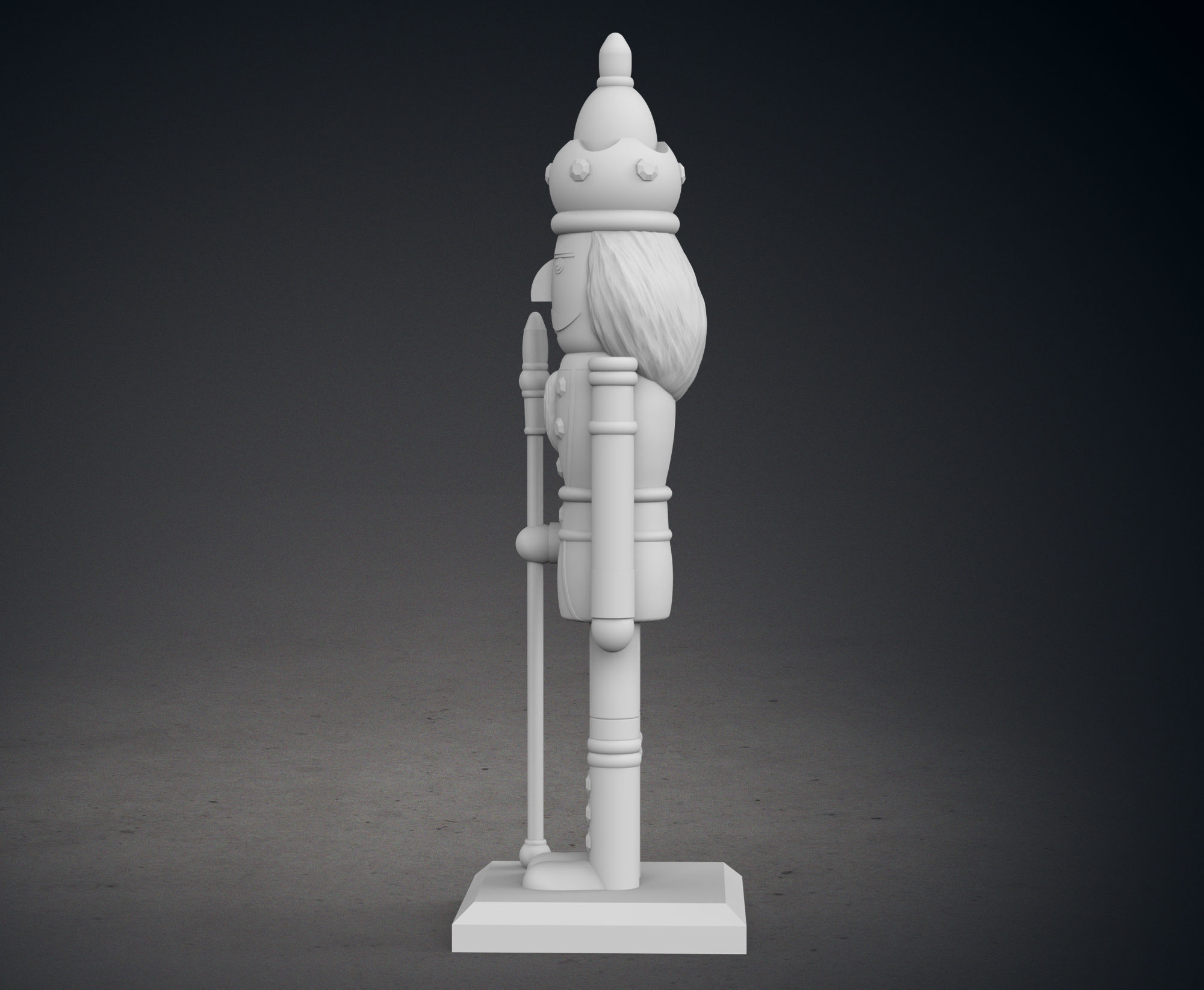 Christmas Nutcracker Figure 3D print model_4